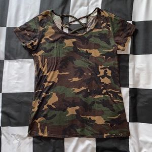 Camouflage tee shirt